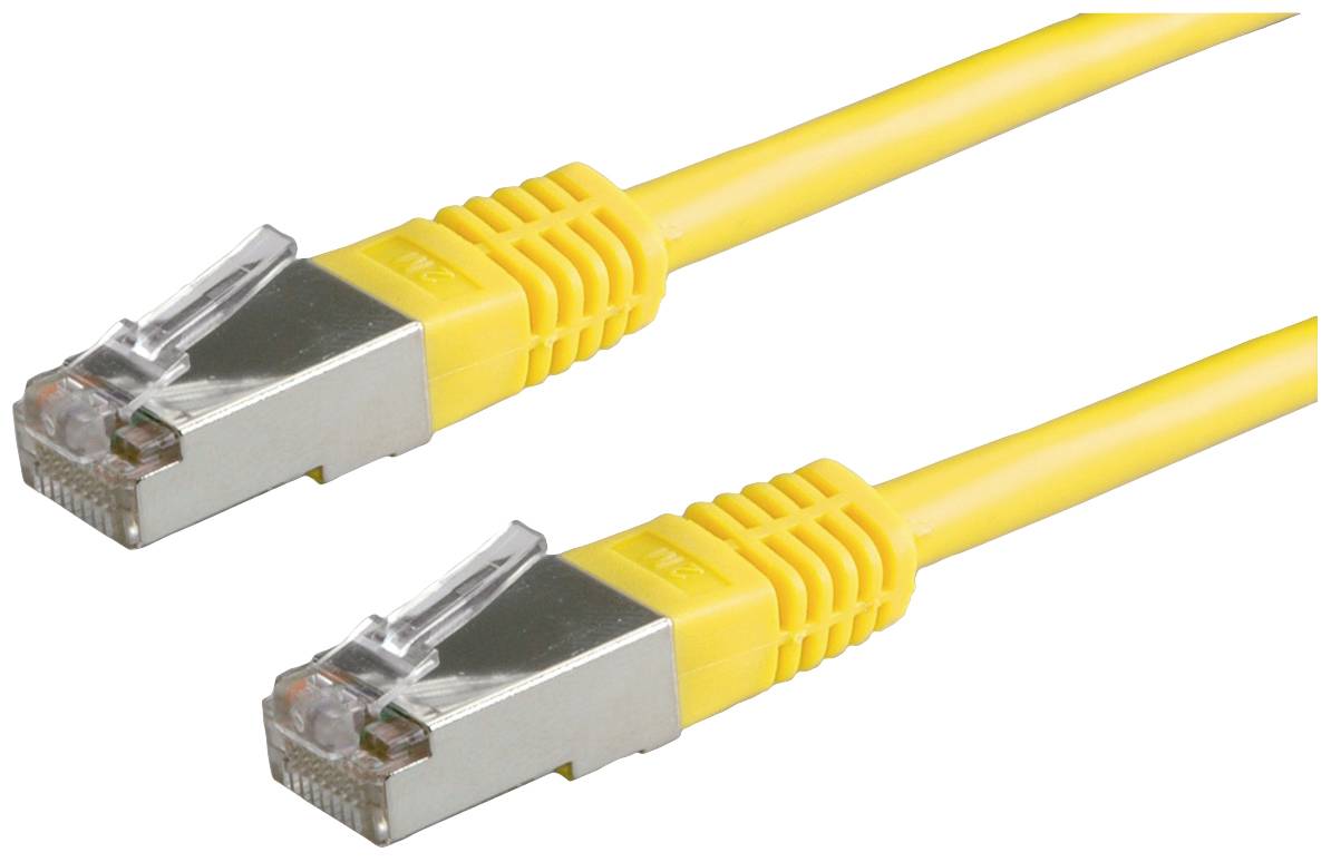 VALUE Patchkabel Cat.6 (Class E) S/FTP (PiMF), geel, 10 m