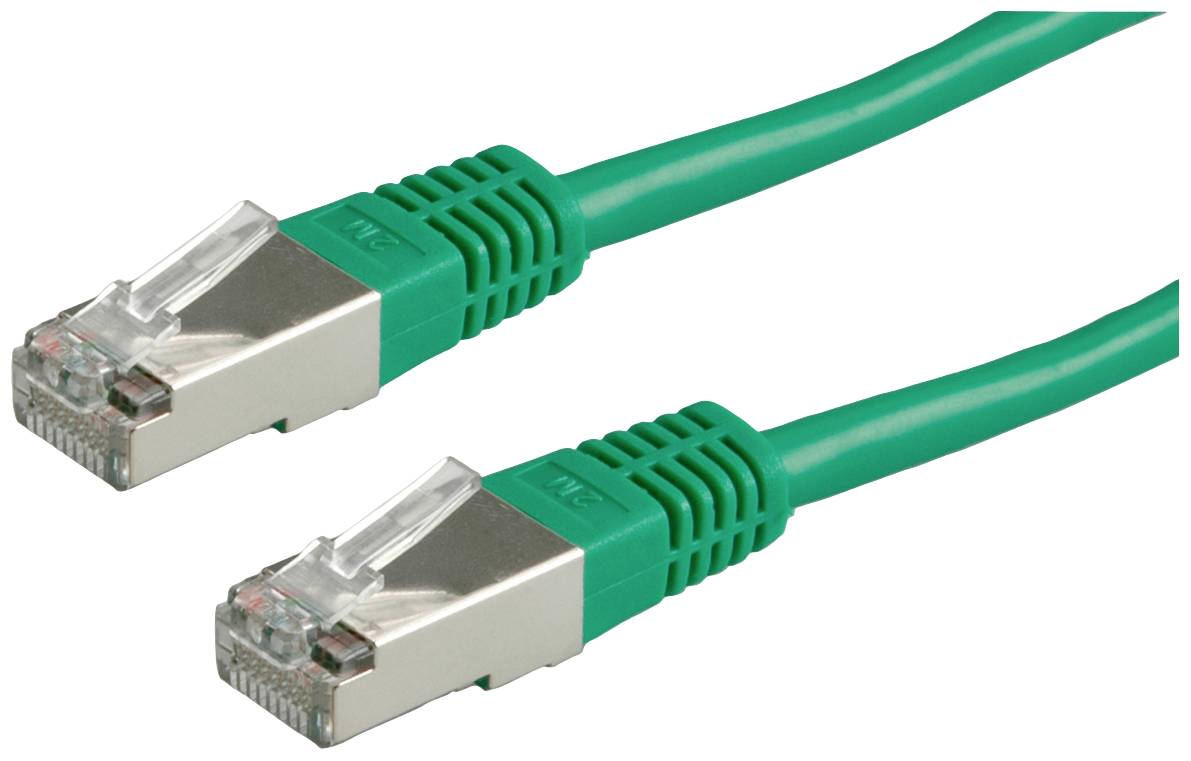 VALUE Patchkabel Cat.6 (Class E) S/FTP (PiMF), groen, 10 m