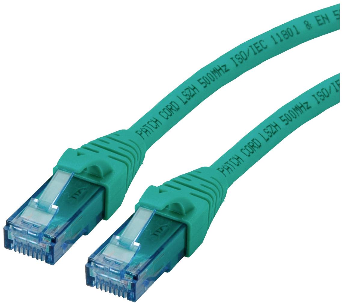 ROLINE Patchkabel Cat.6A UTP, Component Level, LSOH, groen, 0,3 m