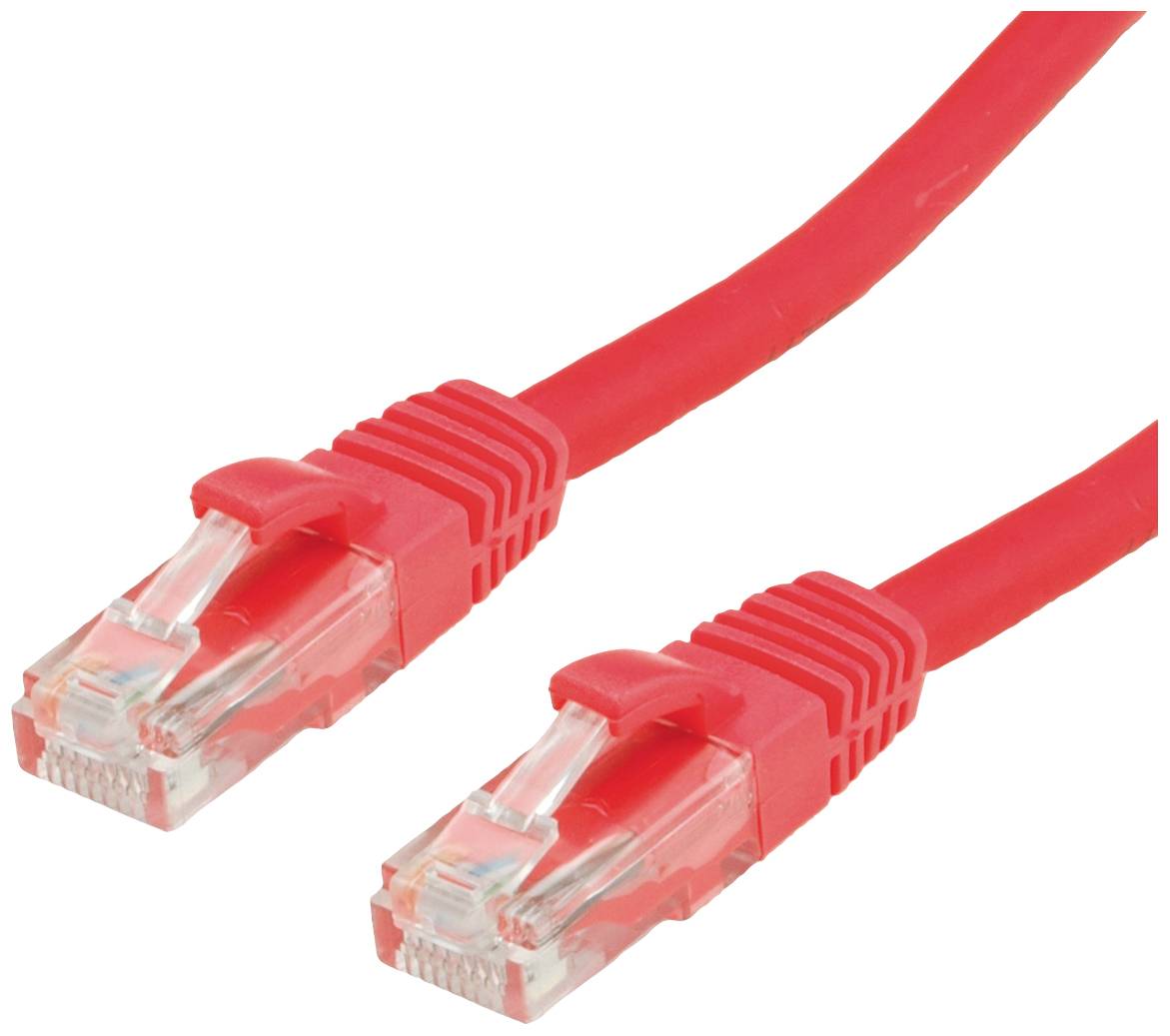 VALUE Patchkabel Kat.6A (Class EA) UTP, rood, 10 m