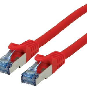 ROLINE Patchkabel Cat.6A S/FTP (PiMF), Component Level, LSOH, rood, 1,5 m ROLINE Patchkabel Cat.6A S/FTP (PiMF), Component Level, LSOH, rood, 1,5 m