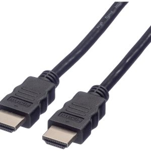 ROLINE HDMI High Speed kabel met Ethernet M-M, zwart, 3 m