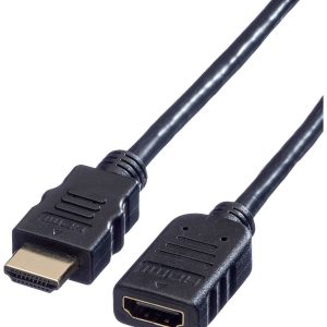 VALUE HDMI High Speed Cable met Ethernet M-F, 2 m VALUE HDMI High Speed Cable met Ethernet M-F, 2 m