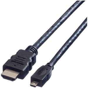 VALUE HDMI High Speed Kabel met Ethernet, HDMI M – MICRO HDMI M, 2 m VALUE HDMI High Speed Kabel met Ethernet, HDMI M – MICRO HDMI M, 2 m
