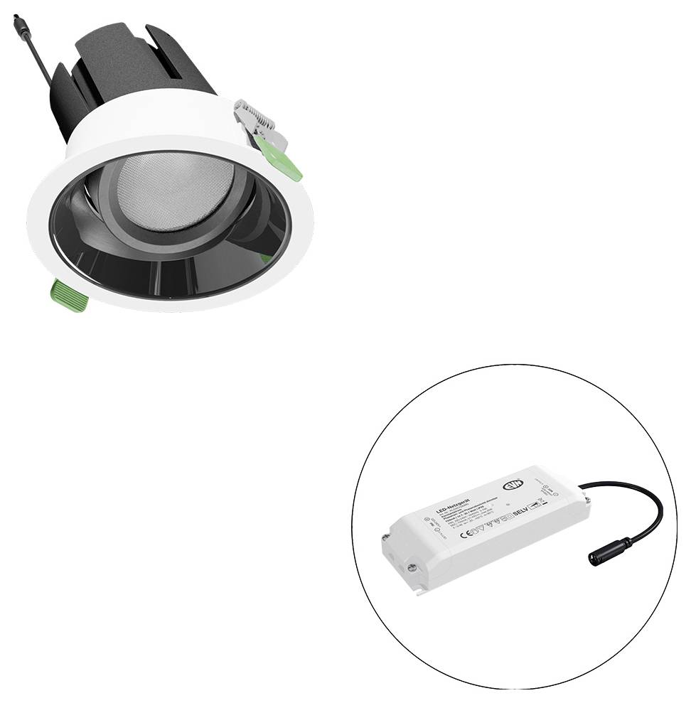 EVN F04R09SM2530L24P F04R09SM2530L24P LED-plafondspot