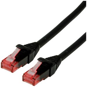 ROLINE Patchkabel Cat.6 UTP, Component Level, LSOH, zwart, 1 m ROLINE Patchkabel Cat.6 UTP, Component Level, LSOH, zwart, 1 m