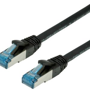 VALUE Patchkabel Kat.6A (Class EA) S/FTP (PiMF), LSOH, zwart, 15 m VALUE Patchkabel Kat.6A (Class EA) S/FTP (PiMF), LSOH, zwart, 15 m