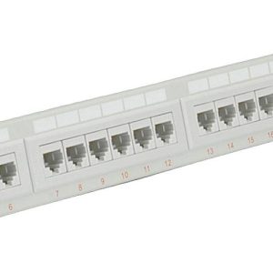 ROLINE Cat.5e (Class D), 19″ patchpanel, 24 ports, UTP, grijs ROLINE Cat.5e (Class D), 19″ patchpanel, 24 ports, UTP, grijs