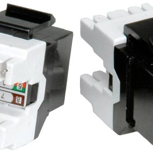 ROLINE Cat.5e (Klasse D) Keystone, RJ45, niet afgeschermd, zwart ROLINE Cat.5e (Klasse D) Keystone, RJ45, niet afgeschermd, zwart