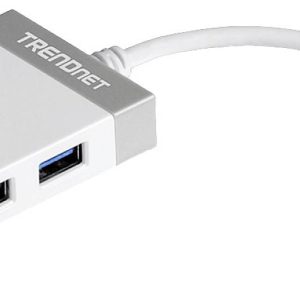 TrendNet TUC-H4E TUC-H4E USB-hub 4 poorten USB-A USB 3.2 Gen1 5 GBit/s Met USB-C stekker Grijs TrendNet TUC-H4E TUC-H4E USB-hub 4 poorten USB-A USB 3.2 Gen1 5 GBit/s Met USB-C stekker Grijs