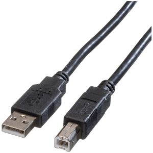 ROLINE USB 2.0 kabel, type A-B, zwart, 1,8 m ROLINE USB 2.0 kabel, type A-B, zwart, 1,8 m