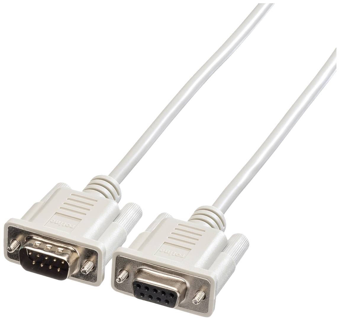 ROLINE RS232 9pol. M/F, 6 m