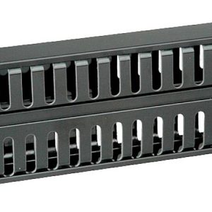 VALUE 19″-Frontplaat 1 HE met rangeerkanaal aan beide zijden, zwart VALUE 19″-Frontplaat 1 HE met rangeerkanaal aan beide zijden, zwart