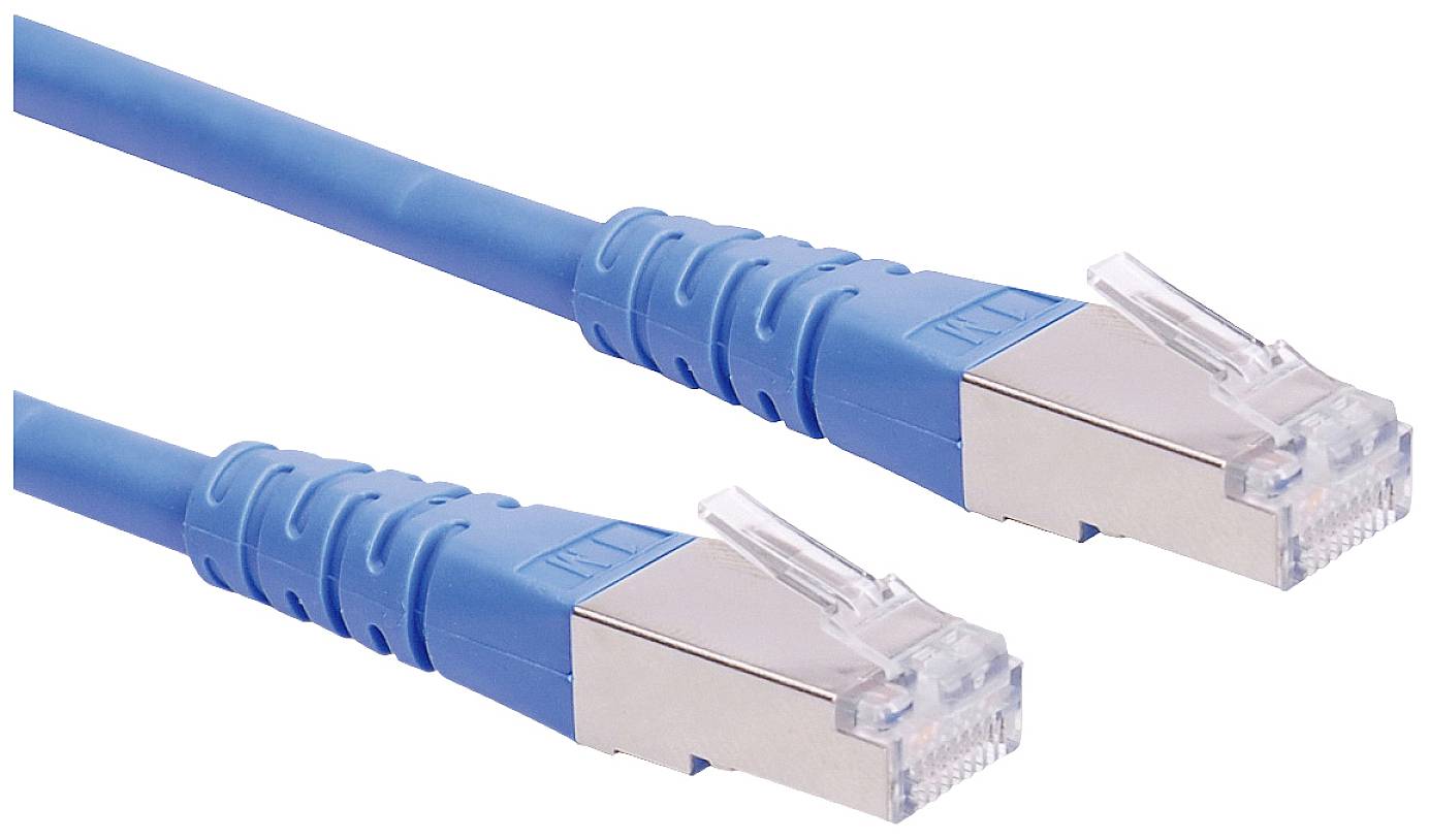 ROLINE patchkabel Cat.6 (Klasse E) S/FTP (PiMF), blauw, 15 m