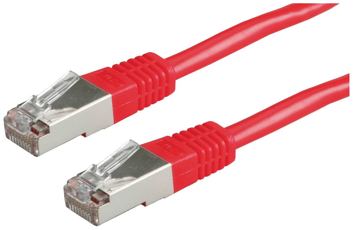 VALUE Patchkabel Cat.6 (Class E) S/FTP (PiMF), rood, 1,5 m