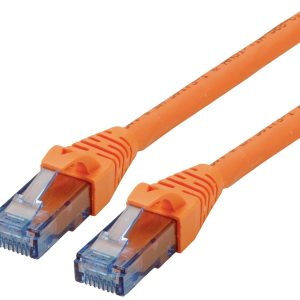 ROLINE Patchkabel Cat.6A UTP, Component Level, LSOH, oranje, 1 m