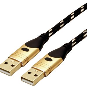 ROLINE GOLD USB 2.0 Kabel, type A – A, M/M, 3 m