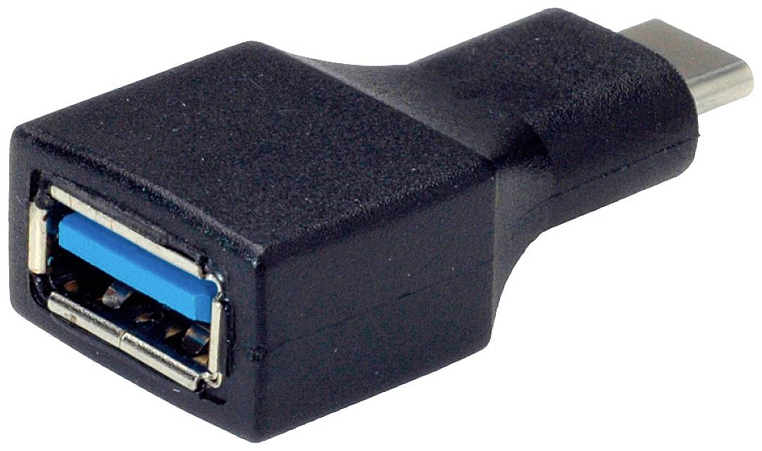 VALUE USB 3.2 Gen 1-adapter, USB Type C - A, M/F, OTG, zwart