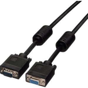 ROLINE SVGA kabel HD15 ST – BU met ferrietkern, 3 m ROLINE SVGA kabel HD15 ST – BU met ferrietkern, 3 m