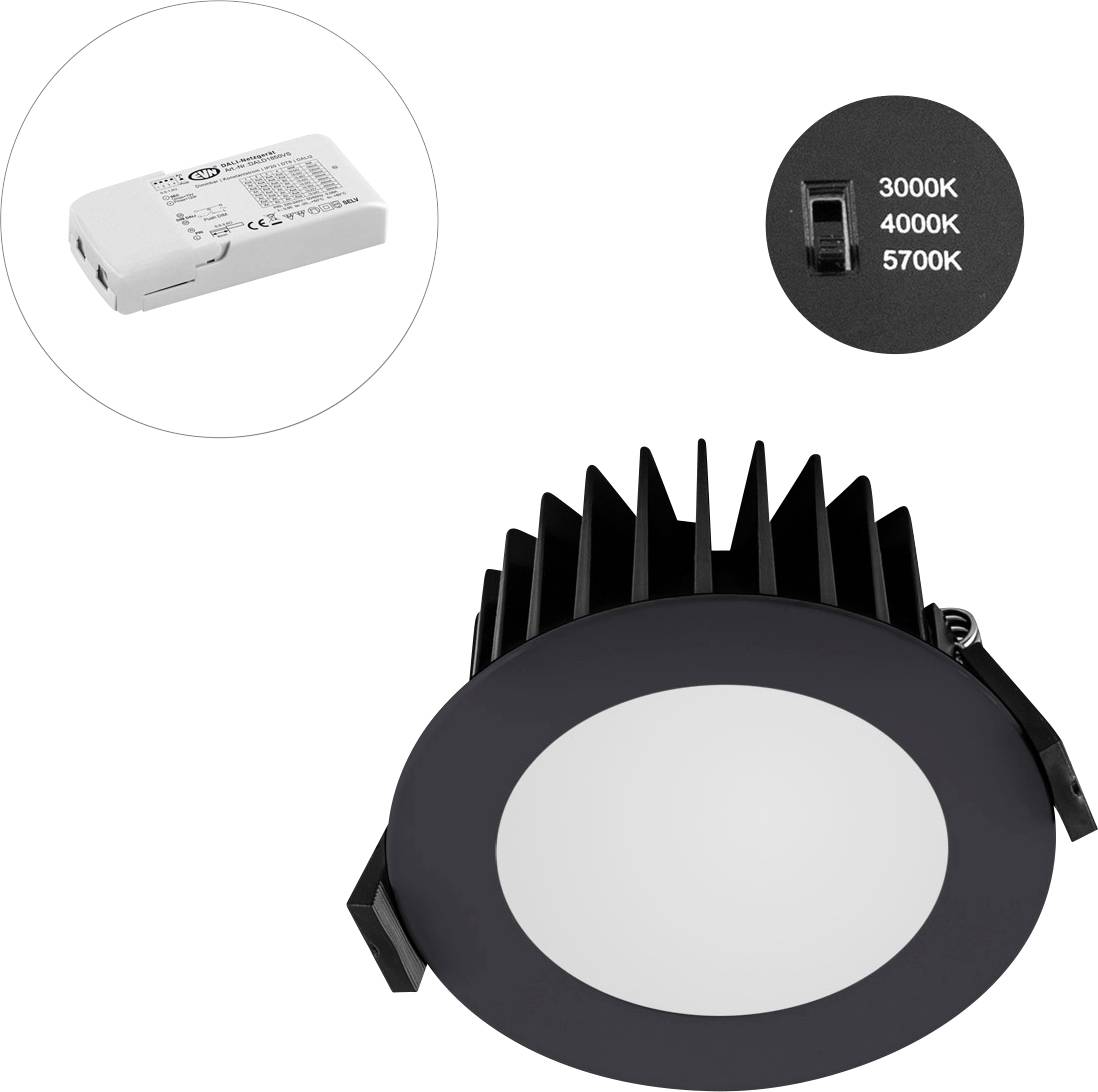 EVN L44D101625 L44D101625 LED-plafondspot