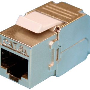 ROLINE Kat.6A (Klasse EA) Keystone, afgeschermd, gereedschapsvrij, zilverkleurig ROLINE Kat.6A (Klasse EA) Keystone, afgeschermd, gereedschapsvrij, zilverkleurig