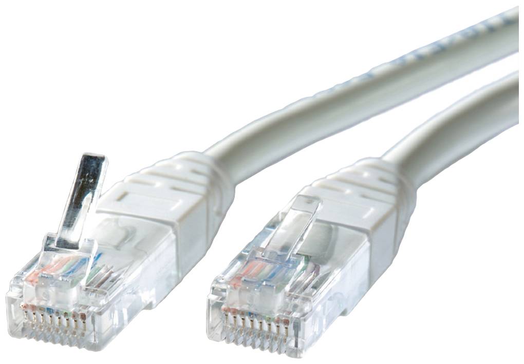 ROLINE patchkabel Cat.5e (Klasse D) UTP, PoE, grijs, 15 m
