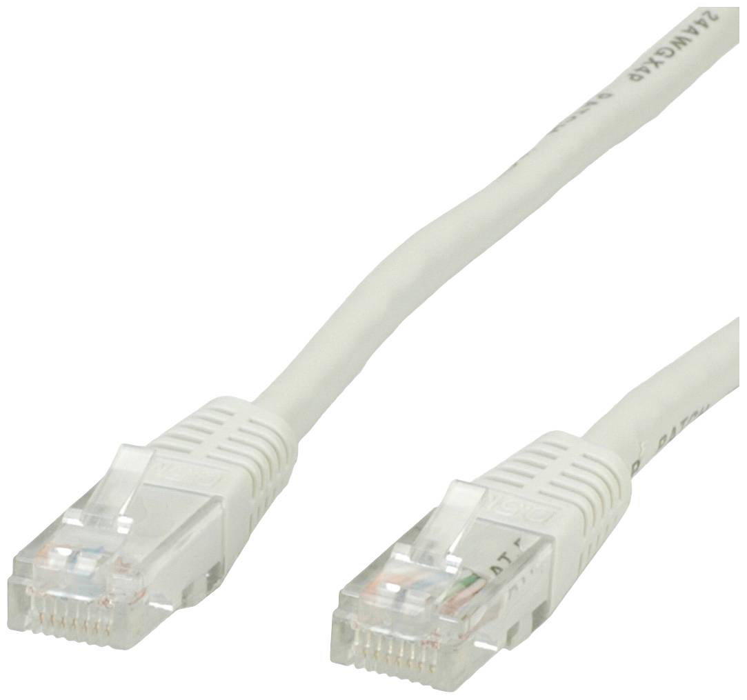 VALUE UTP Cat.5e (Class D) patchkabel, grijs, 0,5 m