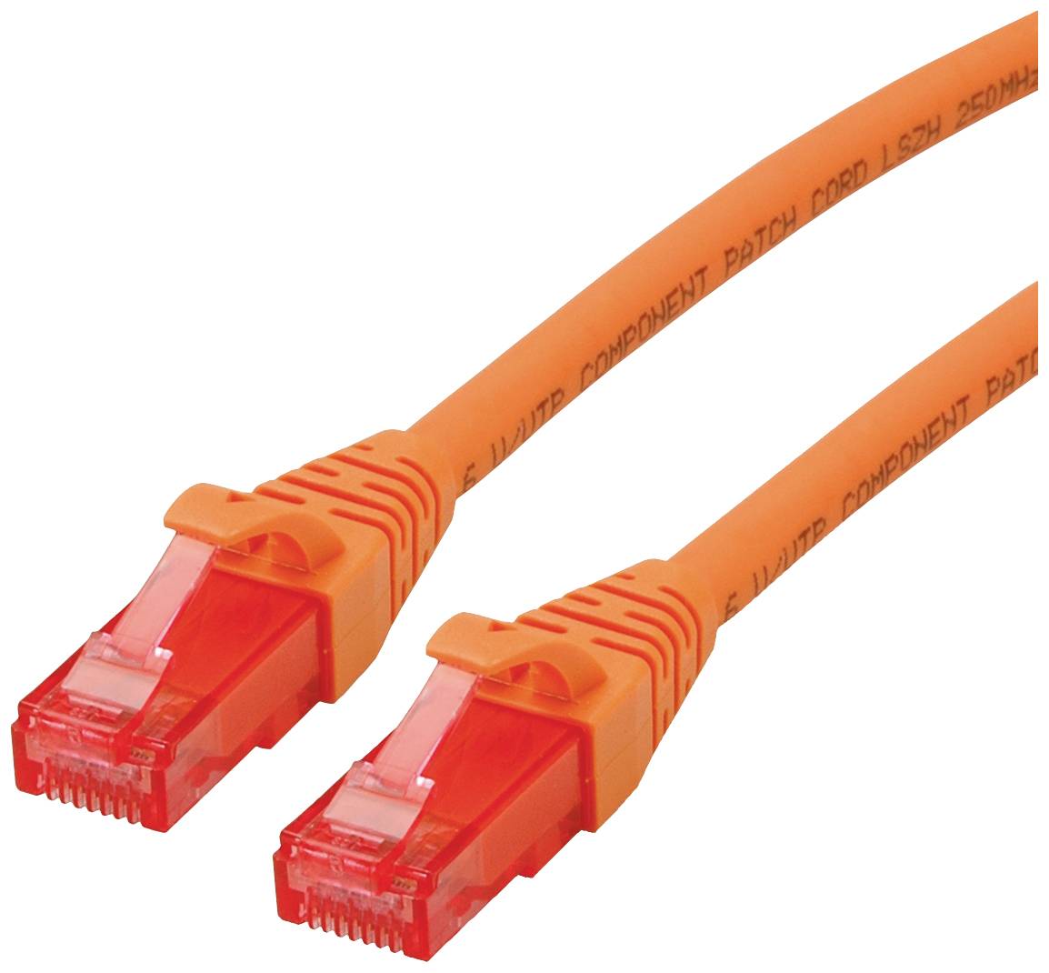 ROLINE Patchkabel Cat.6 UTP, Component Level, LSOH, oranje, 0,5 m