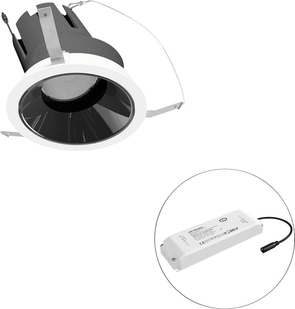 EVN F01R09AM3830L55P F01R09AM3830L55P LED-plafondspot
