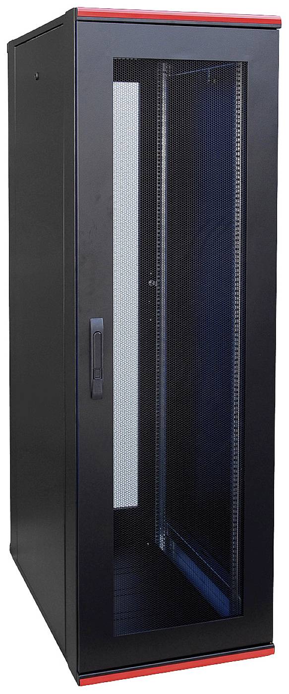 Roline 19inch-patchkast (b x h x d) 800 x 2000 x 1000 mm 42 HE Zwart, Rood, Diepzwart (RAL 9005)