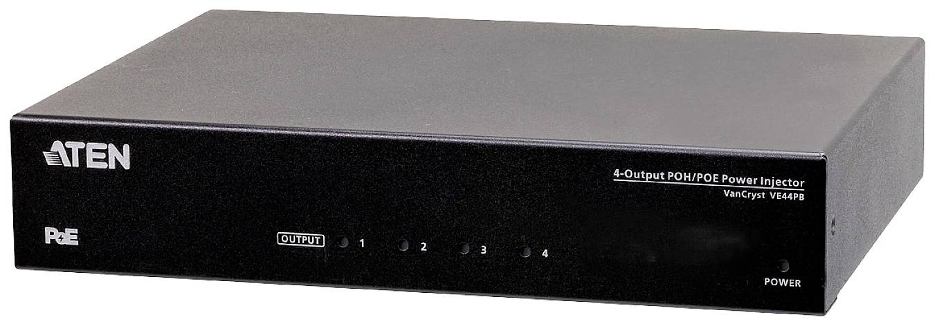 ATEN VE44PB PoE-injector 10 GBit/s IEEE 802.3af (12.95 W)