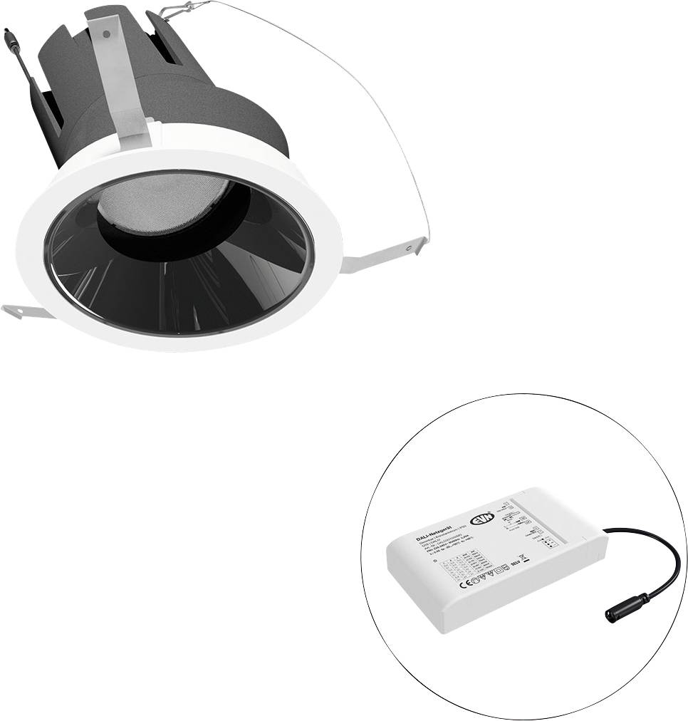 EVN F01R09AM3840L38D F01R09AM3840L38D LED-plafondspot