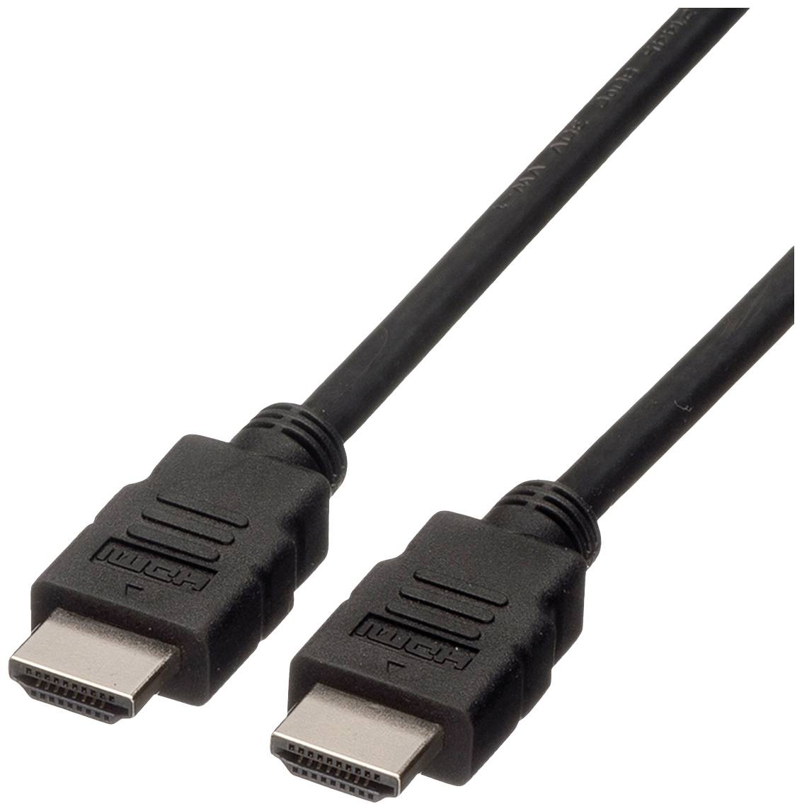 ROLINE HDMI High Speed kabel met Ethernet M-M, LSOH, zwart, 1 m