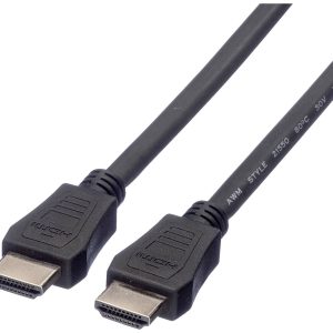 VALUE HDMI High Speed Cable met Ethernet M-M, LSOH, zwart, 1 m VALUE HDMI High Speed Cable met Ethernet M-M, LSOH, zwart, 1 m