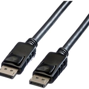 ROLINE DisplayPort kabel, DP-DP, v1.2, M – M, TPE, zwart, 1 m ROLINE DisplayPort kabel, DP-DP, v1.2, M – M, TPE, zwart, 1 m