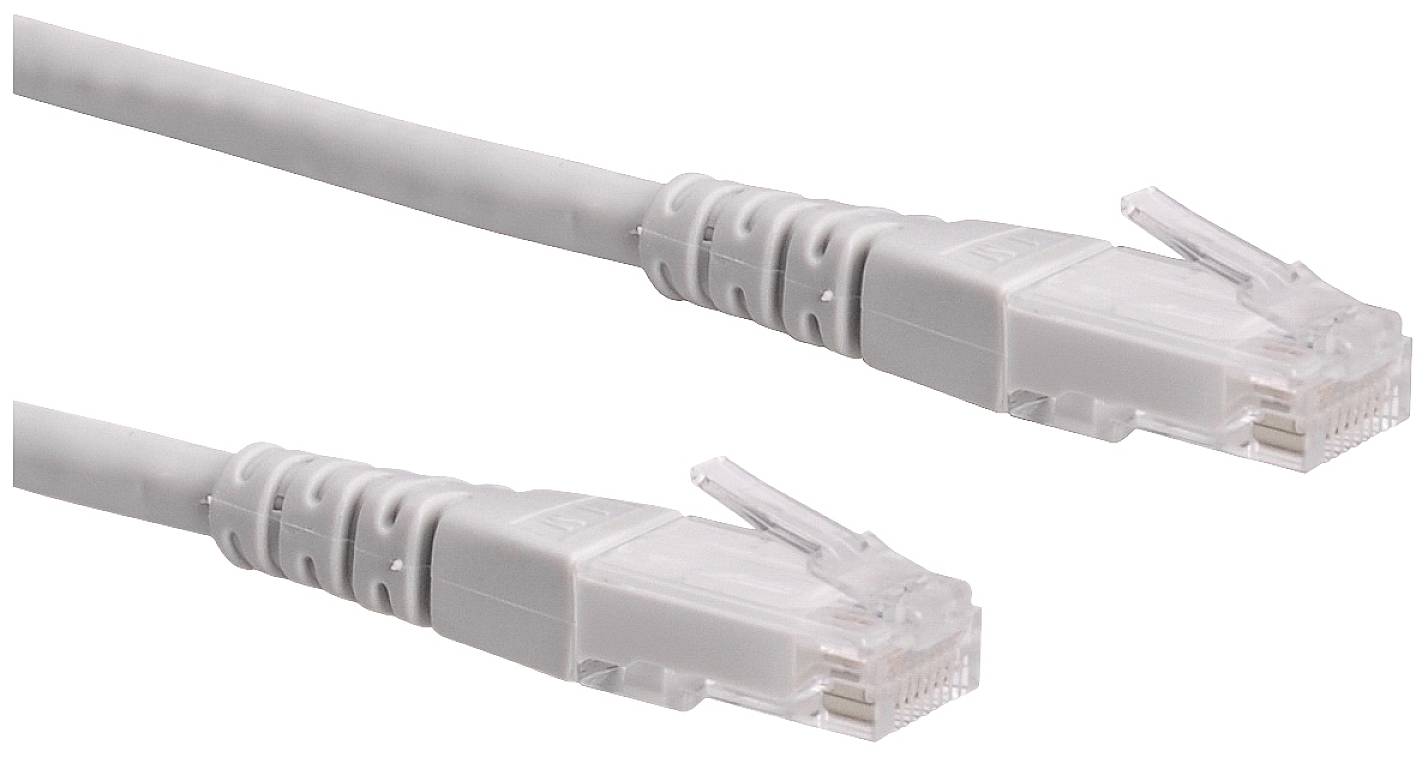 ROLINE Patchkabel Cat.6 UTP (Class E), grijs, 20 m