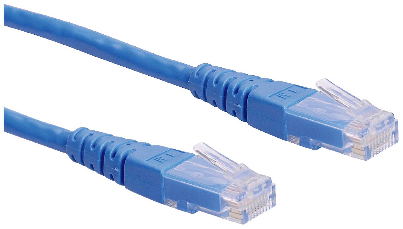 ROLINE Patchkabel Cat.6 UTP (Class E), blauw, 2 m