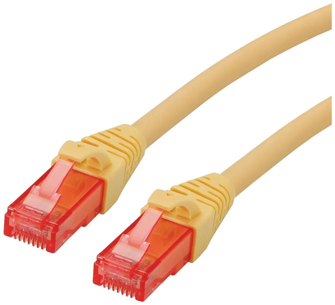 ROLINE Patchkabel Cat.6 UTP, Component Level, LSOH, geel, 1,5 m