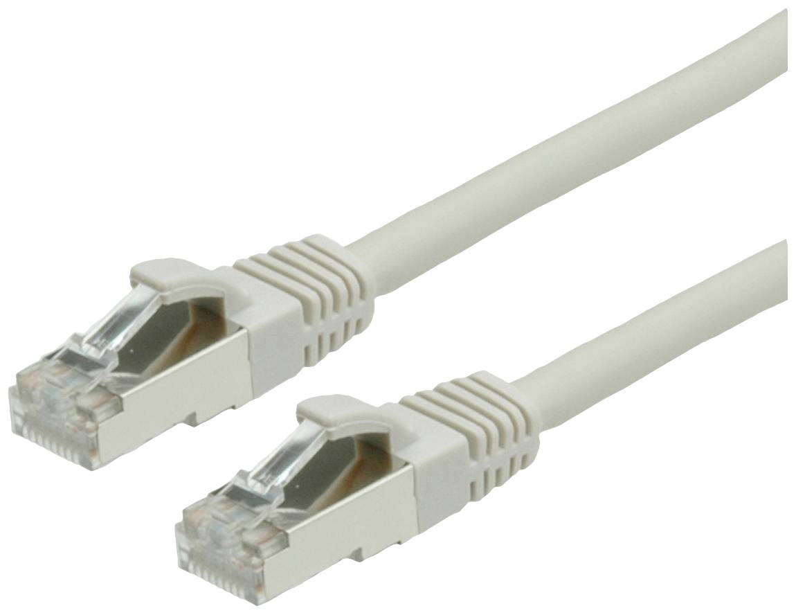 VALUE Patchkabel Cat.6 (Class E) S/FTP (PiMF), LS0H, grijs, 2 m