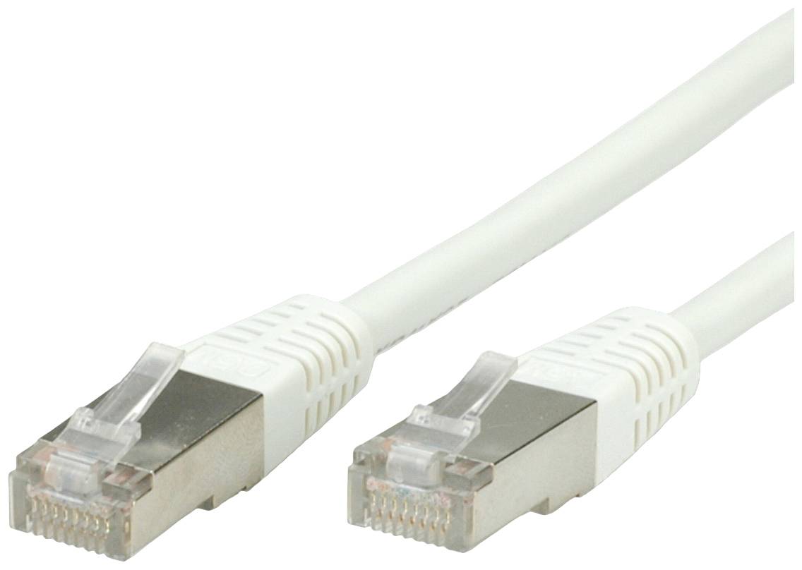 VALUE Patchkabel Cat.6 (Class E) S/FTP (PiMF), wit, 5 m