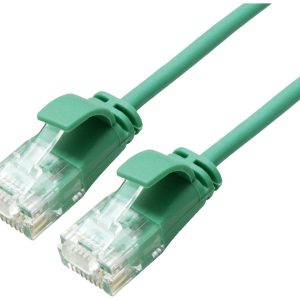 ROLINE UTP Data Center Patchkabel Cat.6A (Class EA), LSOH, extra dun, groen, 1 m ROLINE UTP Data Center Patchkabel Cat.6A (Class EA), LSOH, extra dun, groen, 1 m