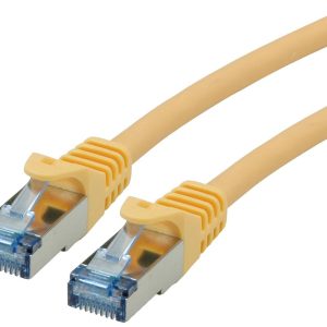 ROLINE Patchkabel Cat.6A S/FTP (PiMF), Component Level, LSOH, geel, 1,5 m ROLINE Patchkabel Cat.6A S/FTP (PiMF), Component Level, LSOH, geel, 1,5 m