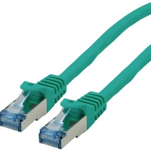 ROLINE Patchkabel Cat.6A S/FTP (PiMF), Component Level, LSOH, groen, 3 m ROLINE Patchkabel Cat.6A S/FTP (PiMF), Component Level, LSOH, groen, 3 m
