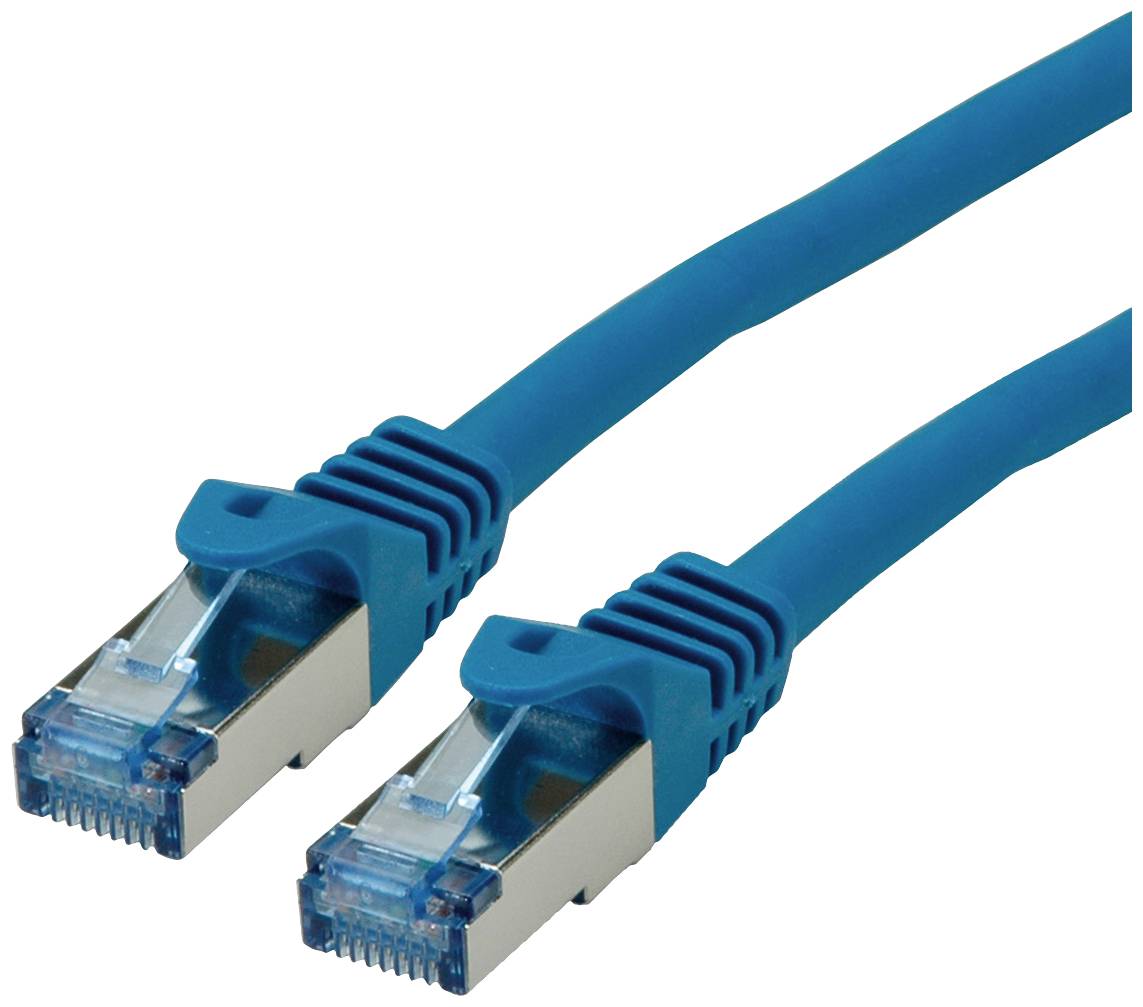 ROLINE Patchkabel Cat.6A S/FTP (PiMF), Component Level, LSOH, blauw, 10 m