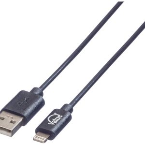 VALUE 8pin naar USB 2.0 kabel voor iPhone, iPod, iPad, 1,8 m