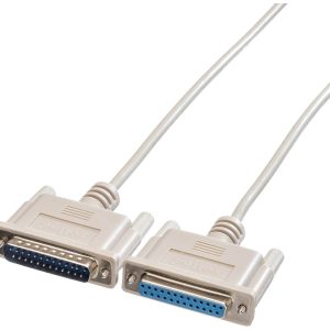ROLINE RS232 kabel D25 M/F, 6 m ROLINE RS232 kabel D25 M/F, 6 m