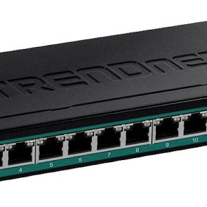 TRENDnet TPE-TG160H 16-Poorts PoE+ Switch Gigabit 123W , zwart TRENDnet TPE-TG160H 16-Poorts PoE+ Switch Gigabit 123W , zwart