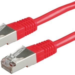 ROLINE patchkabel Cat.5e (Klasse D) SF/UTP, rood, 1 m ROLINE patchkabel Cat.5e (Klasse D) SF/UTP, rood, 1 m