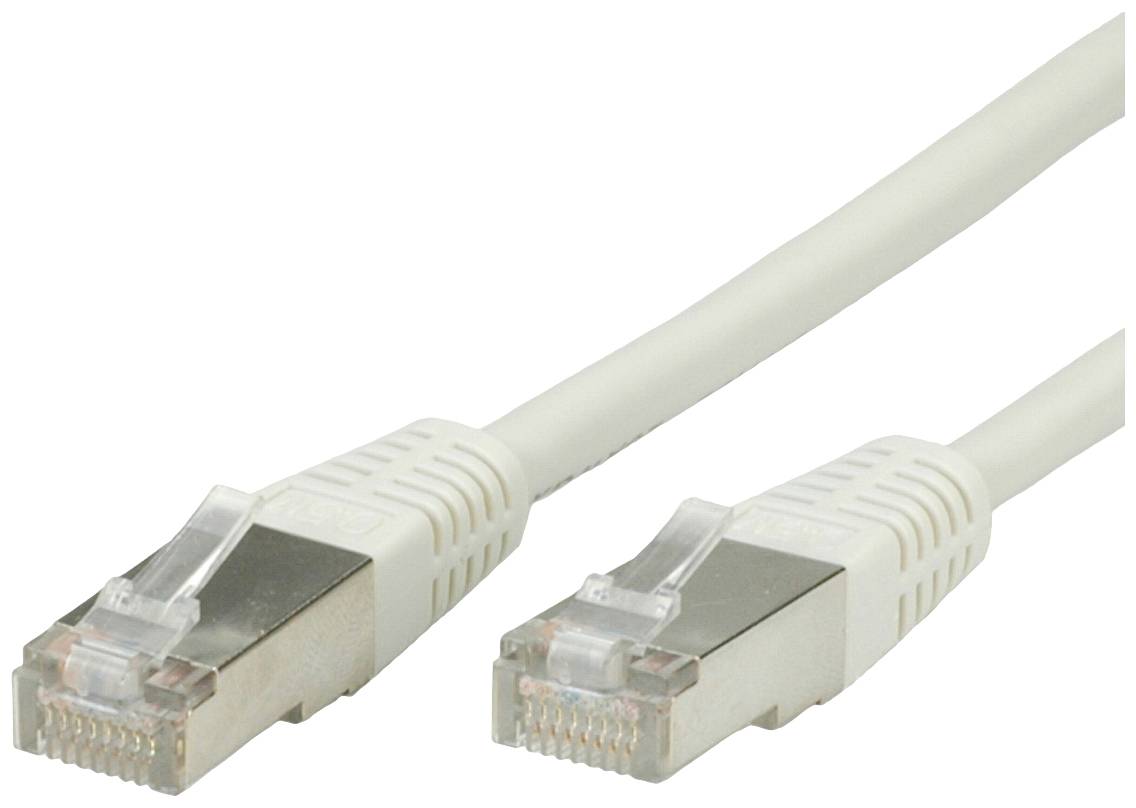 VALUE S/FTP Cat.5e (Class D) patchkabel, grijs, 0,5 m
