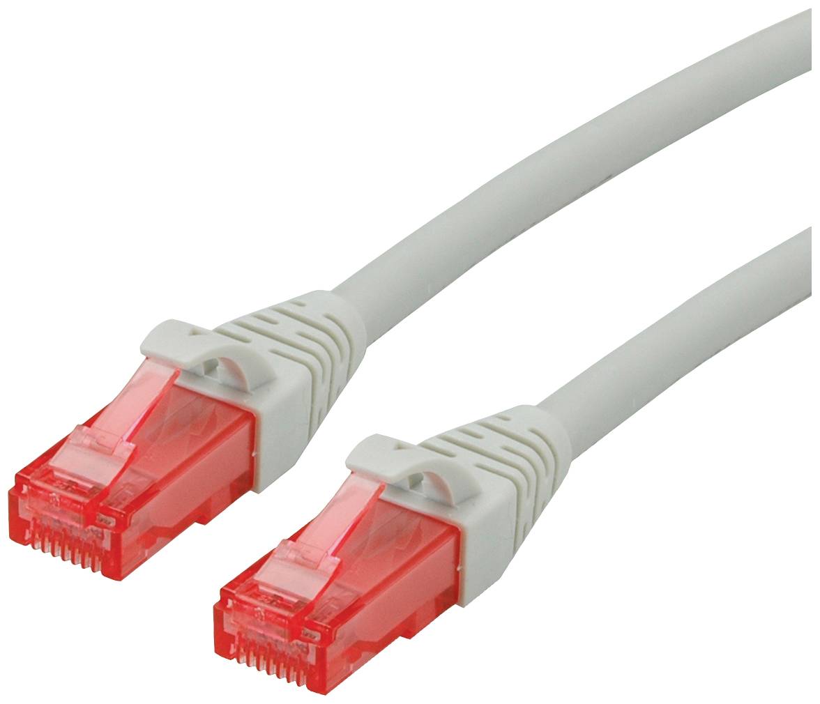 ROLINE Patchkabel Cat.6 UTP, Component Level, LSOH, grijs, 15 m